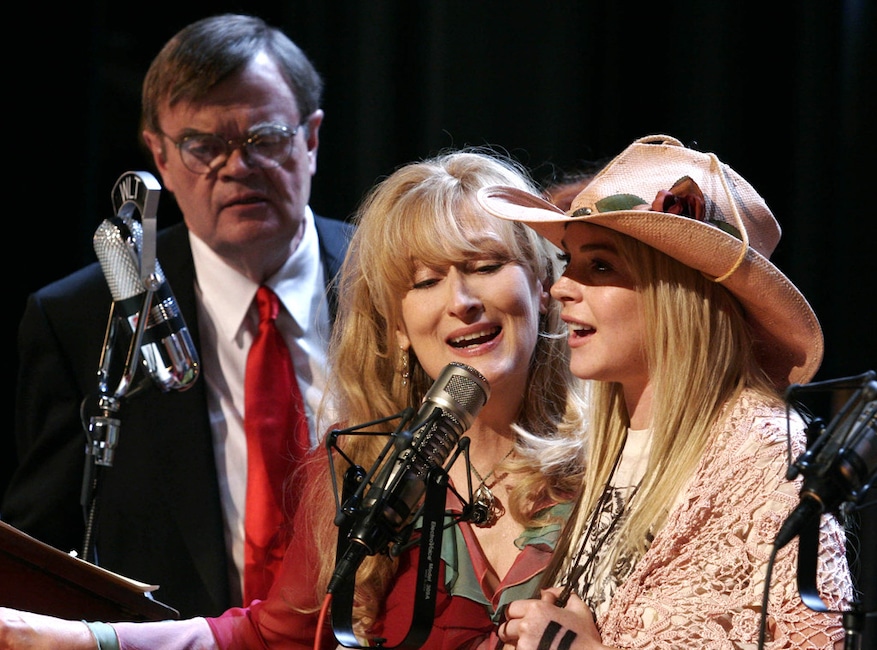 A Prairie Home Companion, Meryl Streep, Lindsay Lohan, Garrison Keillor